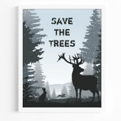 Bewaar het bos bos bos bos bos bos bos bos bos poster