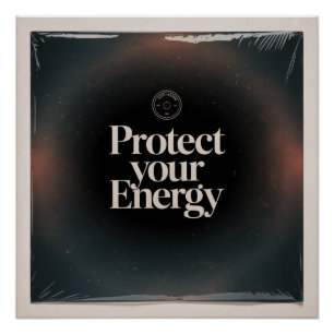 Bewaar Je Energie Perfect Poster