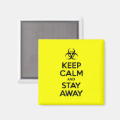 BEWAAR KALK EN BLIJF WEG MAGNEET (Voorkant / Achterkant)