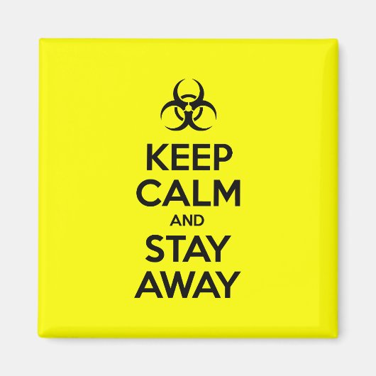 BEWAAR KALK EN BLIJF WEG MAGNEET (Voorkant)