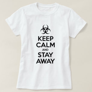 BEWAAR KALK EN BLIJF WEG T-SHIRT