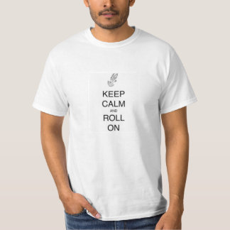 BEWAAR KALK EN ROLL AAN T-SHIRT