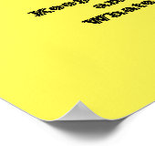 Bewaar kalm en... Whateva Poster Paper, 11' x 8,5' (Hoek)