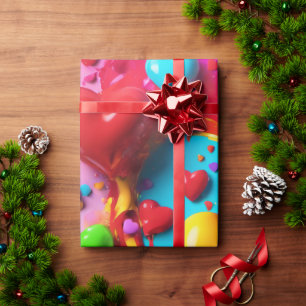 Bewaar of Creëer je eigen glanzende omlooppapier Cadeaupapier