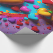 Bewaar of Creëer je eigen glanzende omlooppapier Cadeaupapier (Hoek)