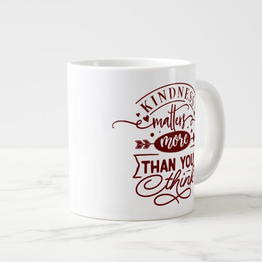 Bewaar of ontwerp je eigen — Jumbo-Mok Extra Grote Beker (Voorkant rechts)