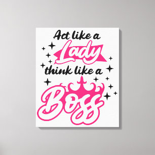 Bewaar of ontwerp uw eigen: Canvas (glanzend) Afdruk