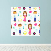 Bewaar of ontwerp uw eigen canvasafdruk canvas afdruk (Insitu (Houten vloer))