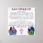 Bewaar of ontwerp uw eigen canvasafdruk canvas afdruk (Voorkant)