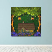 Bewaar of ontwerp uw eigen canvasafdruk canvas afdruk (Insitu (Houten vloer))