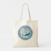 Bewaar onze oceaanbescherming en het behoud van he tote bag (Achterkant)
