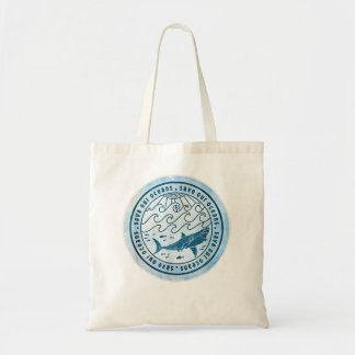 Bewaar onze oceaanbescherming en het behoud van he tote bag