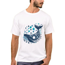 Bewaar Planet Whale-artwork voor eco-bewustzijn