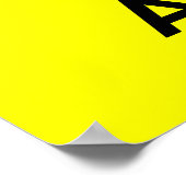 BEWAAR POSTER KALM EN BLIJF (Hoek)