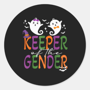 Bewaarder Van De Geslacht Openbaring Halloween Zwa Ronde Sticker