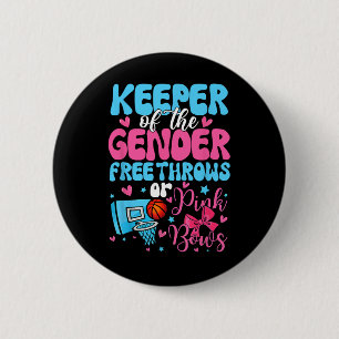 Bewaarder van de geslachtsopenbaring vrije worpen  ronde button 5,7 cm