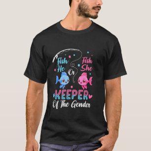 Bewaarder Van De Geslachtsvis Hij Of Vis Geslachts T-shirt