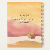 Bewaarder van herfstdromen, romantische poëtische planner (Achterkant)