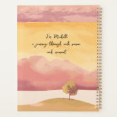 Bewaarder van herfstdromen, romantische poëtische planner (Achterkant)