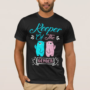 Bewaarder van het geslacht Roze en Blauwe Teddibee T-shirt