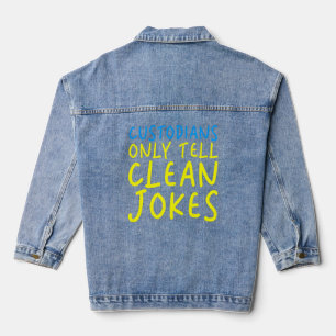 Bewaarders vertellen alleen maar schoongemaakte sn denim jacket
