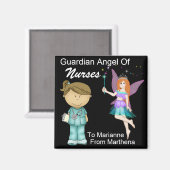 Bewaker Engel van Artsen en Verpleegkundigen door Magneet (Voorkant / Achterkant)