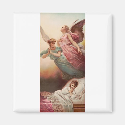 Bewaker engelen met kind magneet (Voorkant)