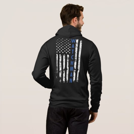bewaker hoodie (Achterkant volledig)