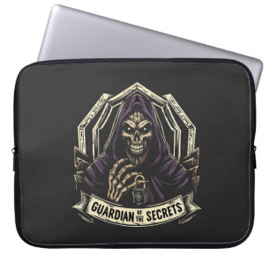 Bewaker van de Geheimen - Sinister Crypt Keeper Laptop Sleeve