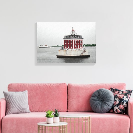 Bewaker van de haven canvas afdruk (Insitu (Woonkamer))