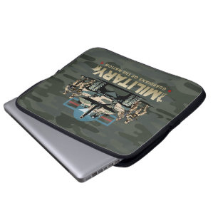 Bewaker van de Natie (Donkere modus) 15" Laptop Sleeve