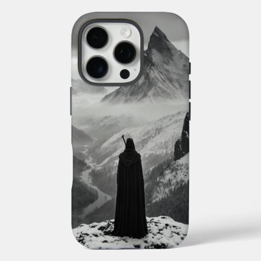 Bewaker van de Peaki Phone 16 - Zwart & Wit Case-Mate iPhone Case (Achterkant)