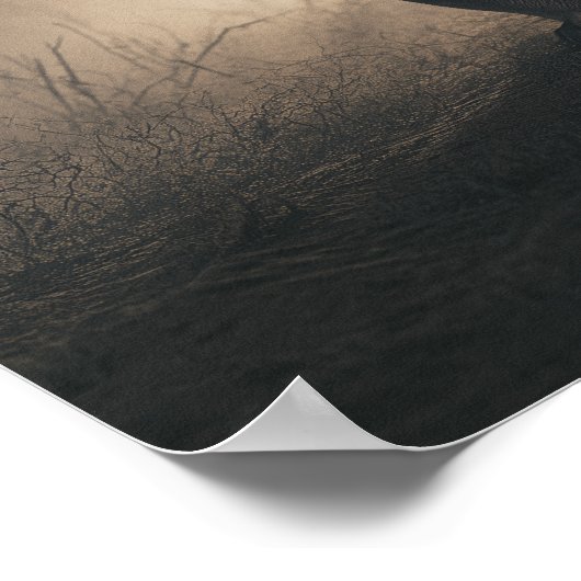 Bewaker van de schaduwen: de majestueuze leeuwin poster (Hoek)