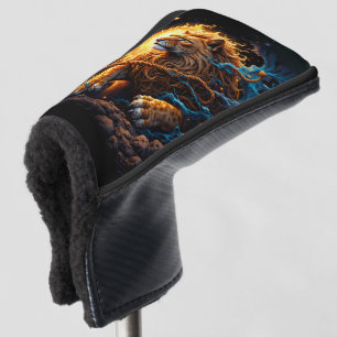 Bewaker van de Solaire Drempel – Leeuw van Balans Golfheadcover