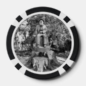 Bewaker van het bos poker chips (Achterkant)