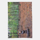 Bewaker van het bos theedoek (Verticaal)