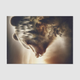 Bewaker van het Decoupage Paper van het Forest Bee Tissuepapier