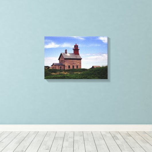 Bewaker van het eiland North Block Canvas Afdruk (Insitu (Houten vloer))