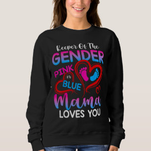 Bewaker Van Het Geslacht Roze Of Blauwe Mama Houdt Trui
