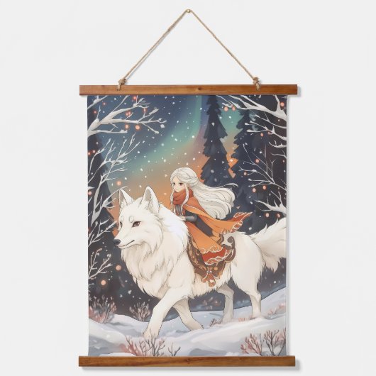 Bewaker van het Noorderlicht Hangend Wandkleed (Voorkant)
