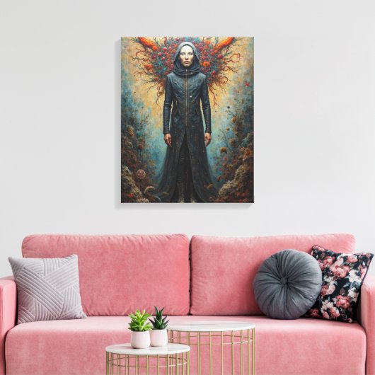 Bewaker van het Phoenix Realm Canvas Afdruk (Insitu (Woonkamer))