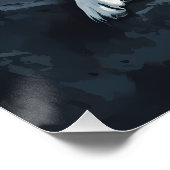 Bewakers van de Peaks - Wolf Poster Perfect Poster (Hoek)