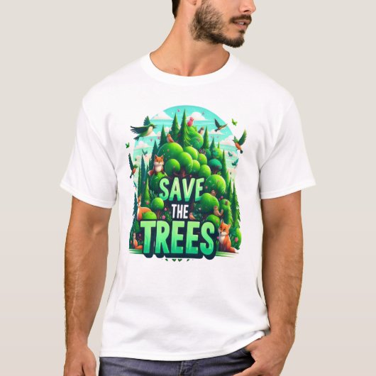 Bewakers van het bos t-shirt (Voorkant)