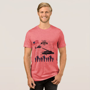 Bewakers van vrijheid rood Tri-Blend shirt
