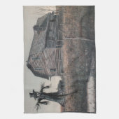 Bewaking van het verleden theedoek (Verticaal)