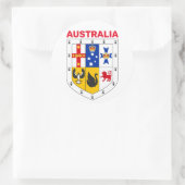 Bewapening van Australië Ronde Sticker (Tas)