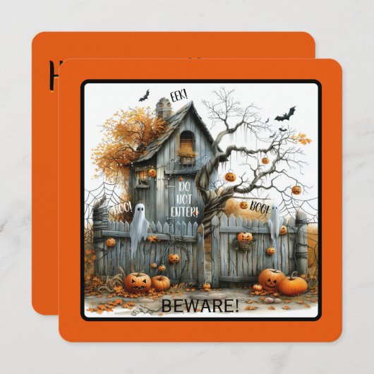 Beware & Boo: het spookhuis (Voorkant / Achterkant)