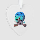 Beware Cute Witch Sloth Flying on Broom Halloween  (devant)