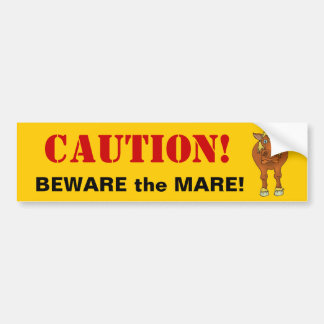 BEWARE DE MARE BUMPERSTICKER