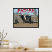 Beware El Chupacabra Poster (Keuken)